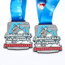 Medalha de esqui de esporte de inverno personalizada do fabricante